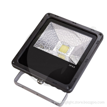 IP65 120W LED Flood Light with High Lumence, High Power Factor, Raindrop Reflector, Deck Braket